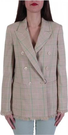 Marella Rivalsa Jacket - Dames - Blazers - Beige - XL - Jassen
