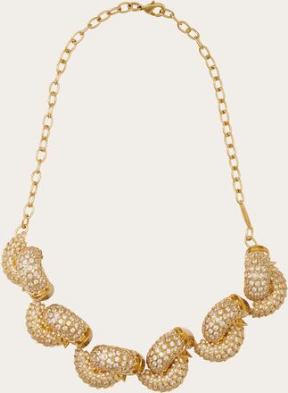 Ferragamo Donna Collana scultorea Oro