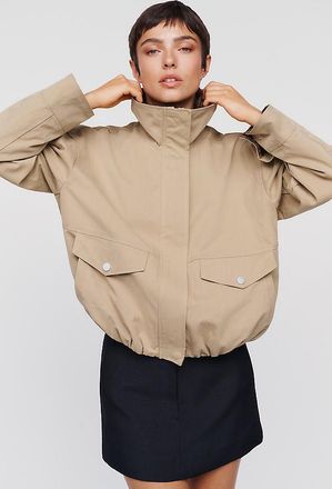 Pilcro Duncan Funnel Neck Utility Jacket