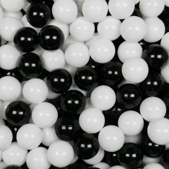 OEM Pelotas De Juguete &Oslash;7cm 300uds Blanco, Negro