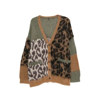 R13 Leopard-print Cardigan