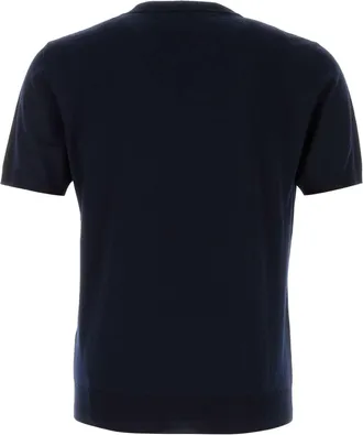 Valentino Garavani Mens Virgin Wool Sweater Navy