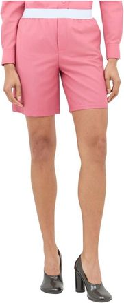 Gucci Wollen Boxershorts - Dames - Bermuda - Roze - S - Wol - Korte Broeken