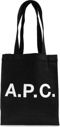 A.P.C. Lou Tote Bag - unisex - Shoppers - Zwart - ONE Size - Katoen - Tassen