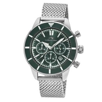 Porsamo Bleu Brandon Chronograph Quartz Green Dial Mens Watch 1011EBRS