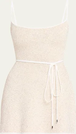 Retrof&ecirc;te Gisele Metallic Knit Mini Dress