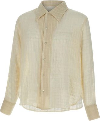 S&eacute;fr Ignacio Shirt - Heren - Casual Overhemden - Wit - XL - Katoen - Overhemden