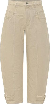 Isabel Marant Tapered Broeken - Dames - Broeken - Beige - S - Broeken