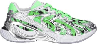 Puma Inverse Sneakers - Heren - Hardloopschoenen - Groen - 42 1/2 EU - Leer - Fitness
