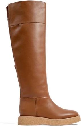 L37 Hoge Laarzen - Dames - Hoge Laarzen - Bruin - 37 EU - Schoenen