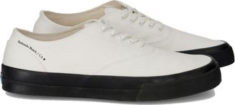Fortela Redondo Canvas Sneakers by Mr. Fliks in White Black Sole at Nordstrom, Size 10.5