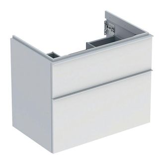 Keramag Geberit Icon Mueble Bajo Lavabo, 2 Cajones, 74x61,5x47,6 Cm