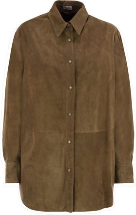 Brunello Cucinelli Suede Shirt/jacket