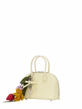 Self Portrait Womens Mini Shoulder Bag Yellow Handbags Hand