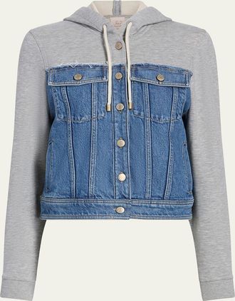 Cinq &agrave; Sept Sutton Mixed-Media Jacket