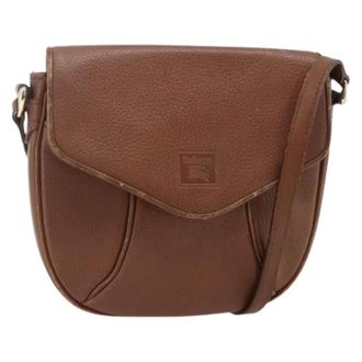 Burberry Pre-owned Cross Body Bags, female, Brown, Size: ONE SIZE Pre-owned Vintage Shoulder Bag
