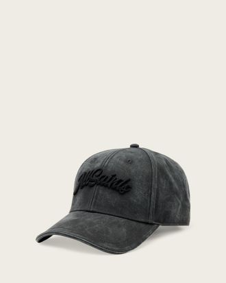 AllSaints Cotton Odyssey Washed Baseball Cap, Size: One Size