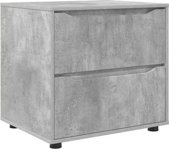 vidaXL Armario De Almacenamiento Gris Concreto 60 X 48 X 57 Cm Vidaxl