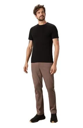 Pact Luxe Essential Slim Fit Crewneck Tee Made With Organic Cotton in Black at Nordstrom, Size Xx-Large