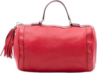 Gucci Pre-owned Handbags, female, Red, Size: ONE SIZE Pre-owned Vintage Handbag