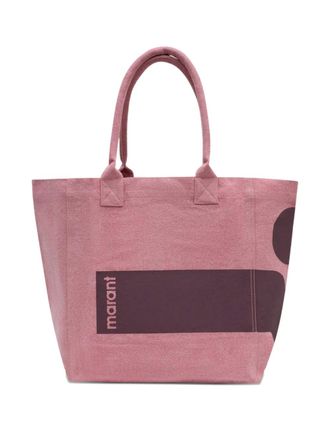Isabel Marant Borsa tote con stampa - Rosa