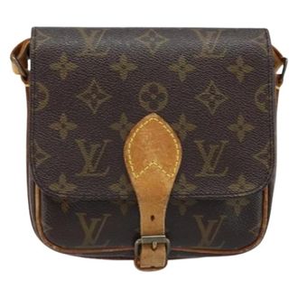 Louis Vuitton Pre-owned Cross Body Bags, female, Brown, Size: ONE SIZE Pre-owned Cartouchiere Handbag