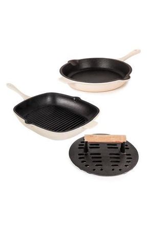 Berghoff Neo 3-Piece Cast Iron Set in White at Nordstrom Rack