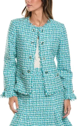 St. John Edge To Edge Tweed Jacket