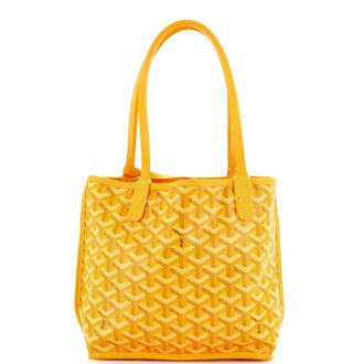 Goyard Anjou Reversible Tote Coated Canvas Mini