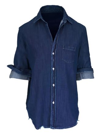 Frank & Eileen button-up shirt - women - Cotton - M - Blue