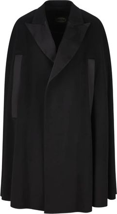 Il Tabarro Mantella doppiopetto - Nero