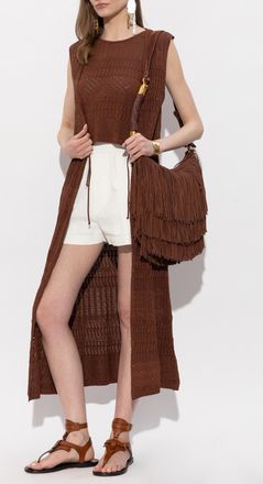 Akep Sleeveless Top, Womens, Brown