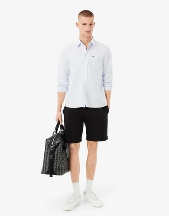 Lacoste Mens Lacoste Regular Fit Fleece Shorts - Black - Size: 4 30-32 waist