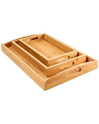 Berghoff Berghoff Bamboo 3Pc Tray Set