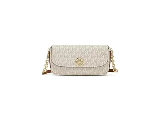 Michael Kors Nolita Small Flap Chain Crossbody Cross Body Womens Handbags Vanilla/Acorn : SM