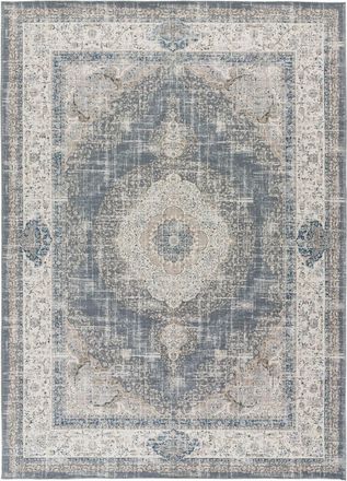 Atticgo Alfombra lavable vintage gris 140x200 cm