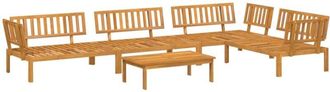 vidaXL Vidaxl - 5 Piece Garden Pallet Sofa Set Solid Wood Acacia