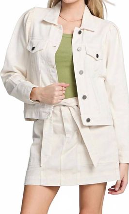 Saltwater Luxe Hyland Jacket In Beige