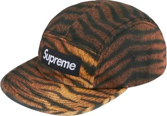 SUPREME Pet met tijgerprint - Bruin