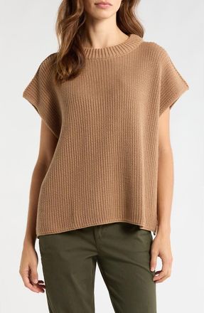 Frank & Eileen Montecito Sweater Vest in Camel at Nordstrom, Size X-Small