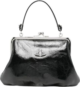 Vivienne Westwood Granny Frame Purse - Dames - Mini tas - Zwart - ONE Size - Leer - Tassen
