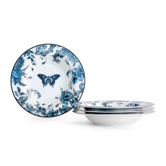 Marchesa Monarcha Porcelain Pasta Bowl Set of 4, Blue at Nordstrom