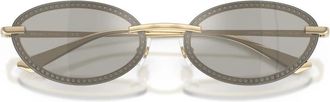 Jimmy Choo London Jc 4020B Zonnebril - unisex - Zonnebrillen - Geel - 59 MM - Accessoires