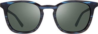 Revo Blue Watson RE1129 Acetate Square Sunglasses