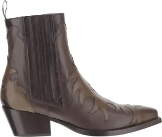 Sartore Sartore, Schoenen, Dames, Bruin, 39 1/2 EU, Leer, Parma Leren Enkellaarsjes