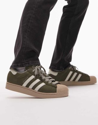 adidas Originals Superstar II - Sneakers verde kaki