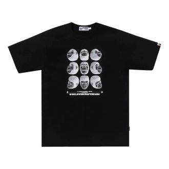 A Bathing Ape Polygon Ape Head Tee Black 1K70-109-006-BLACK