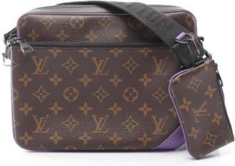 Louis Vuitton Pre-owned Vintage Cross Body Bag - Heren - Vintage Schoudertas - Bruin - ONE Size - Leer - Vintage