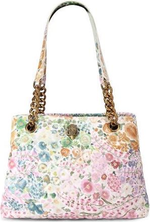 Kurt Geiger Floral Couture Kensington Floral Quilted Leather Tote in Floral Multi at Nordstrom Rack