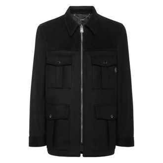 Billionaire Boys Club Field Jacket - Heren - Zomerjassen - Zwart - 3XL - Wol - Jassen